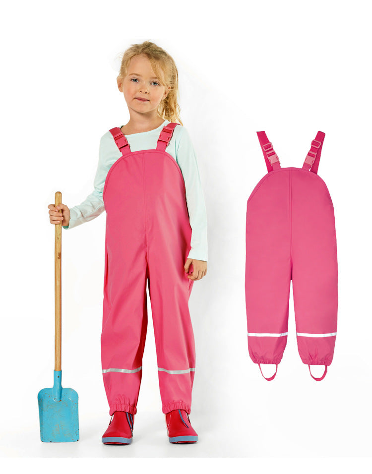 Baby waterproof overalls - Pink
