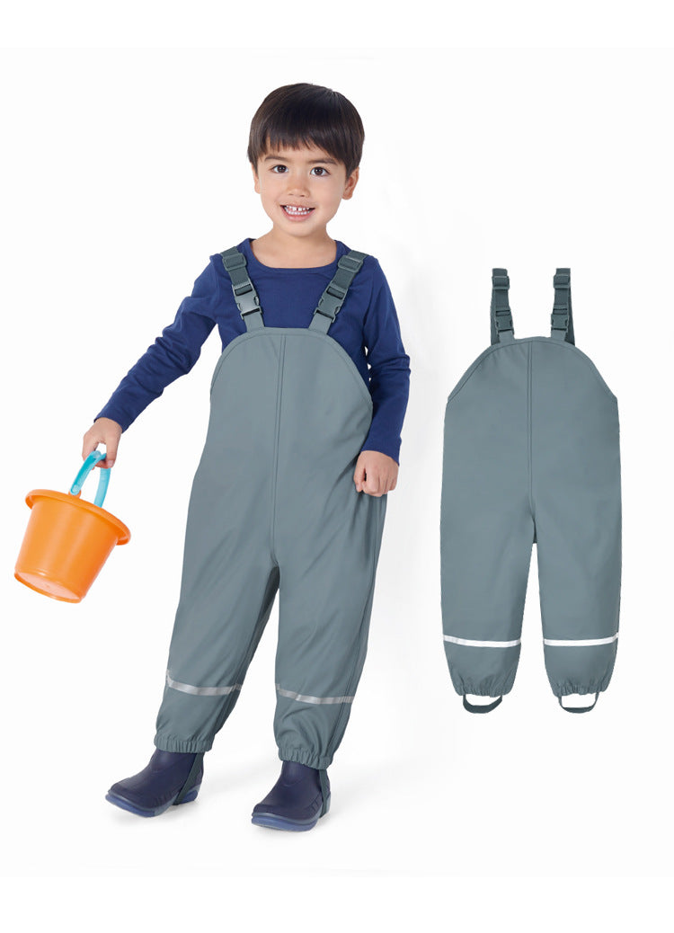 Baby waterproof overalls - Grey