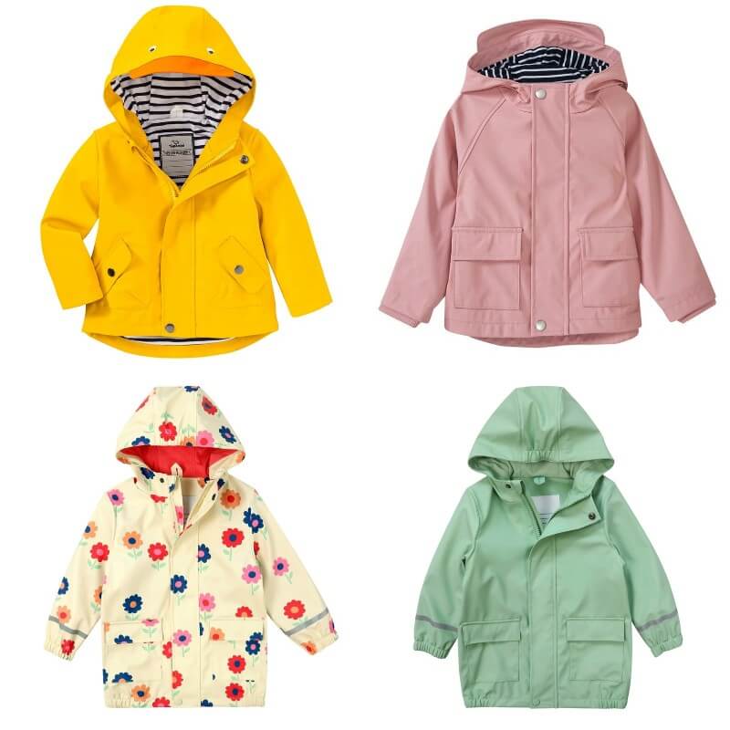 Kids Rain Jacket - Kids Wet Weather Gear - All4Baby NZ