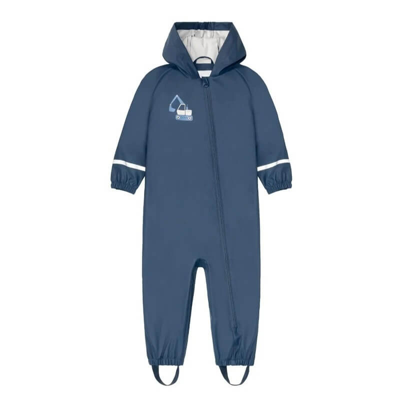 Kids Rain Jacket - Navy Digger - All4baby NZ