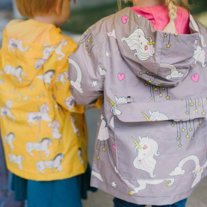 Kids Color Change Rain Jacket