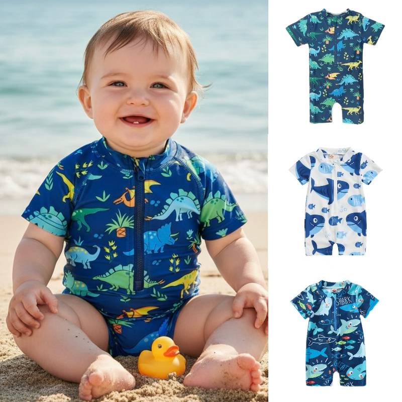 Baby Boys Swimsuit - 0-6m - All4baby NZ