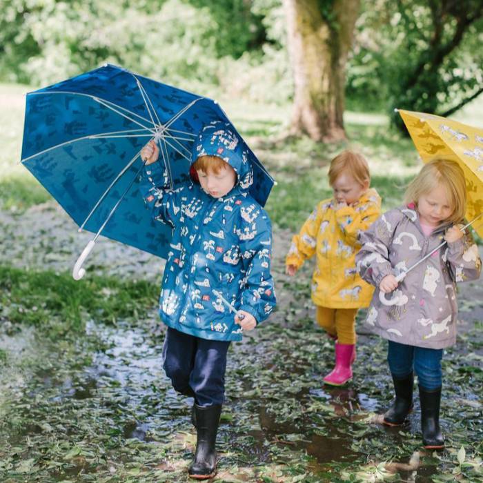 Kids Color Change Rain Jacket