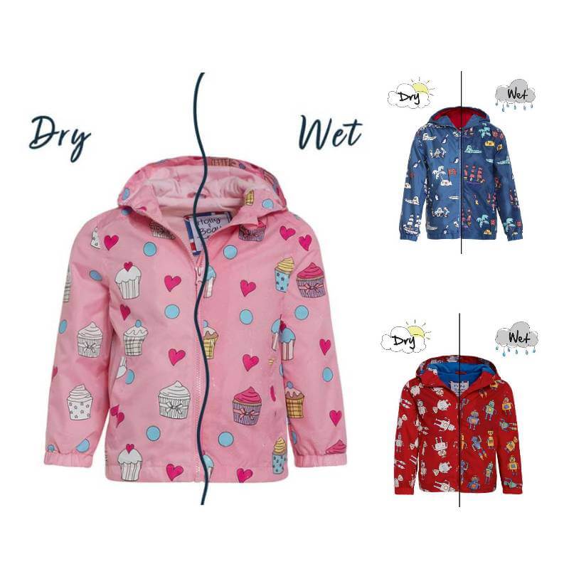 Kids Color Change Rain Jacket