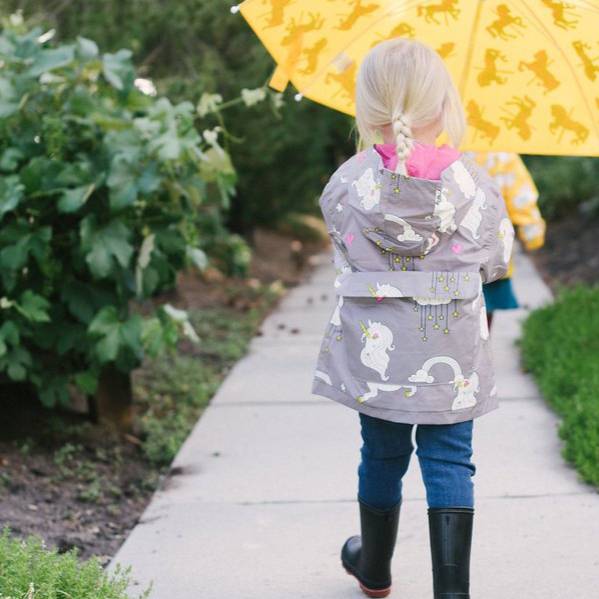 Kids Color Change Rain Jacket