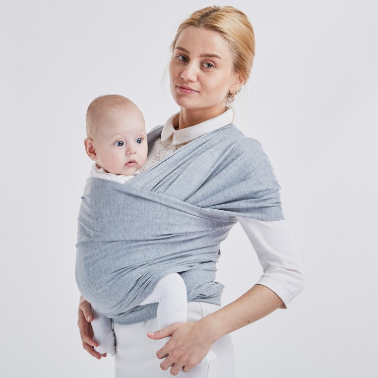 Baby Wrap Carrier Light Grey
