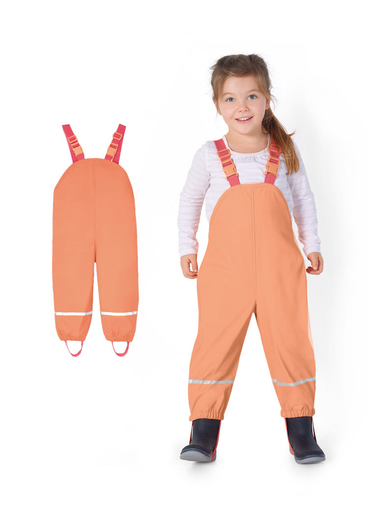 Baby waterproof overalls - Orange