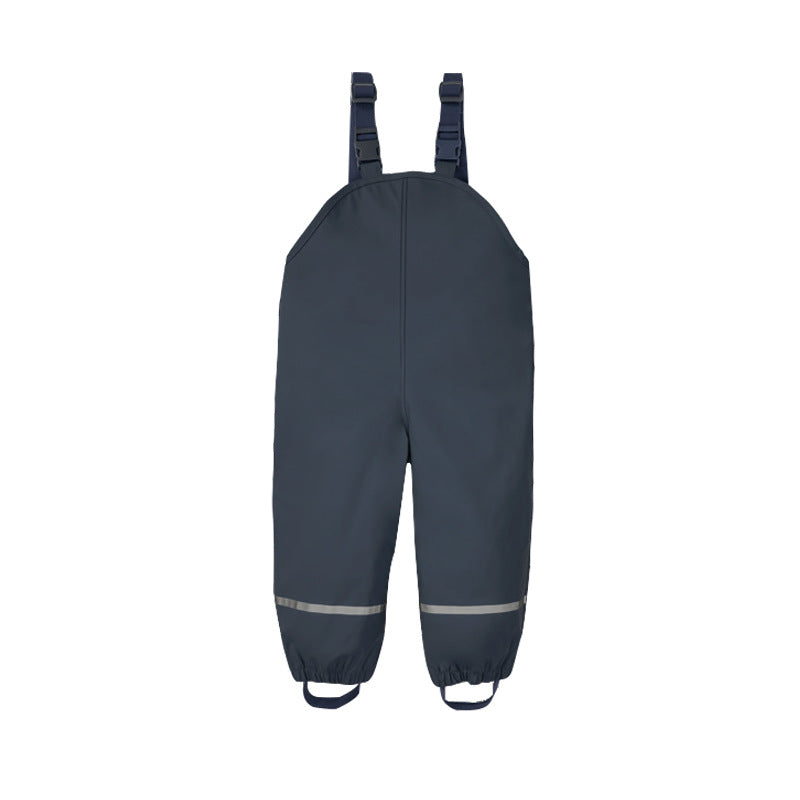 Navy baby waterproof overalls