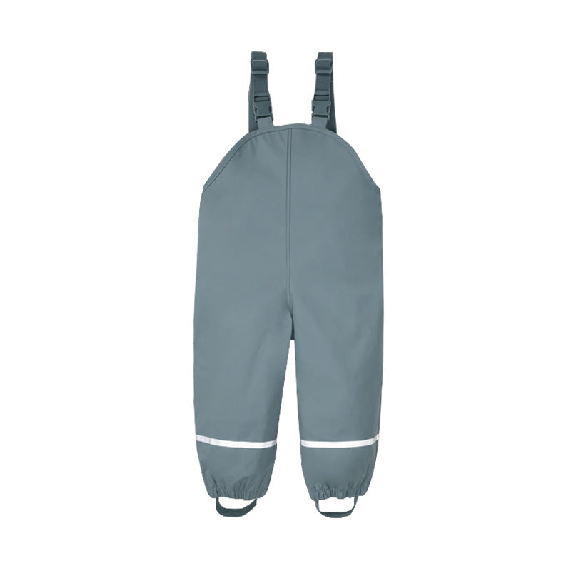 Grey baby waterproof overalls