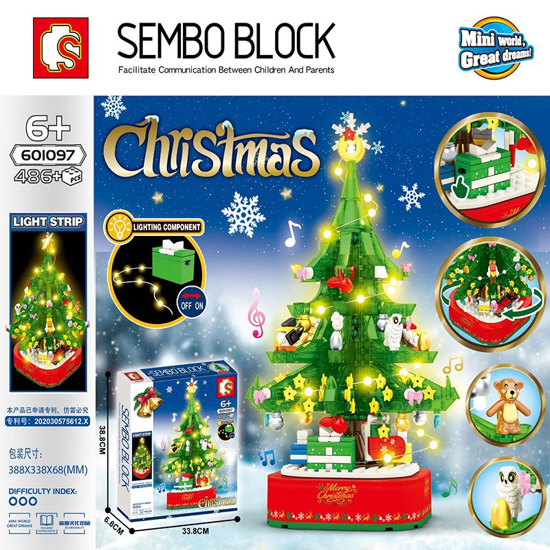 Christmas Bricks - Musical Christmas Tree