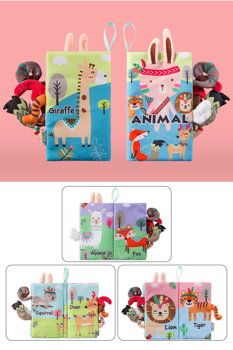 soft book animal tails