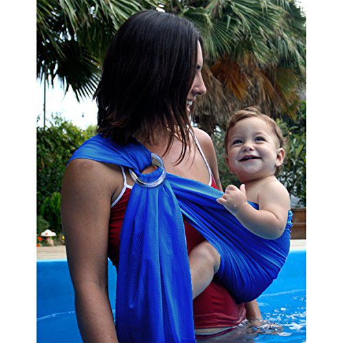 Baby Ring Sling - Quick Dry Water Sling - Blue
