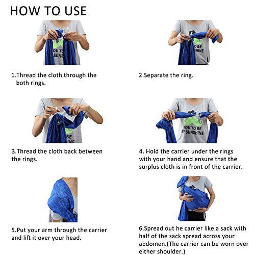 Baby Ring Sling - Quick Dry Water Sling - How to use