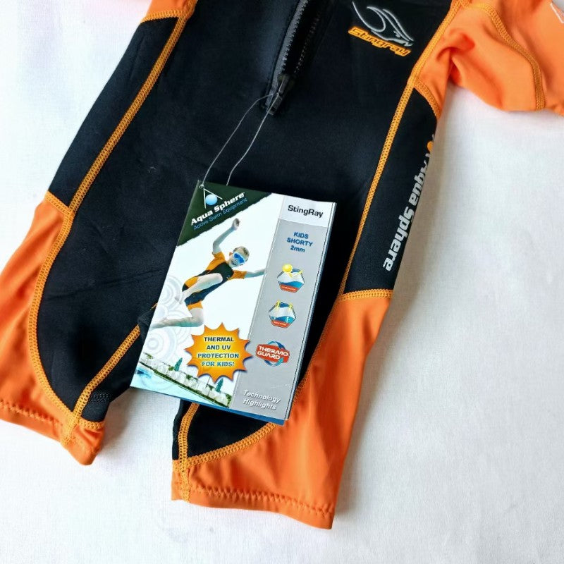 Toddler Short Sleeve Wetsuit - 2mm Neoprene - 2-8yrs