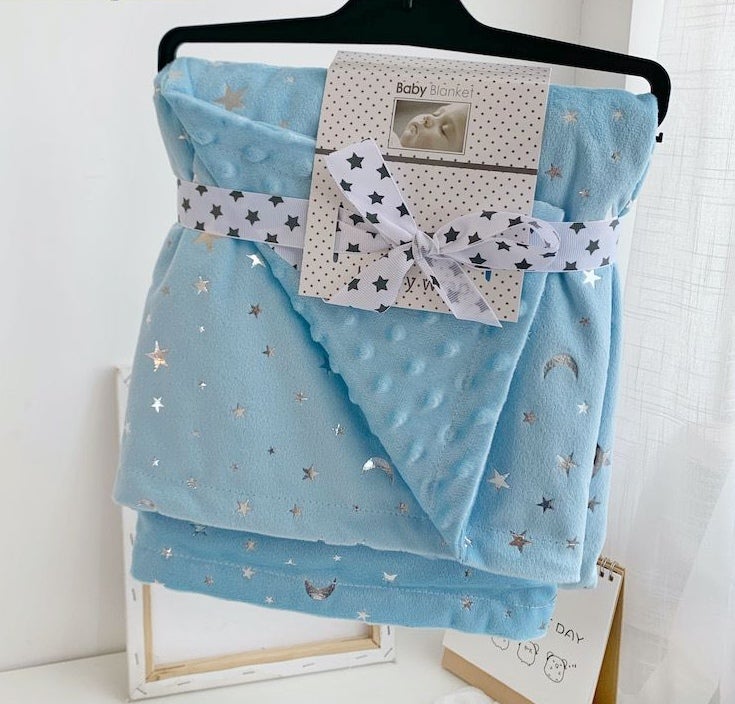 Baby Dotted Backing Blanket